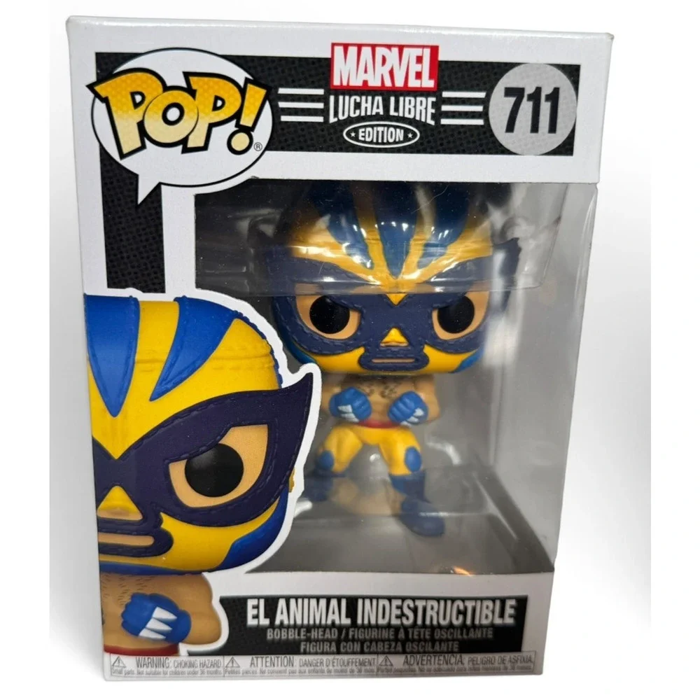 Funko Pop Marvel Lucha Libre Venom Wolverine Lot #707 #711 New in Box